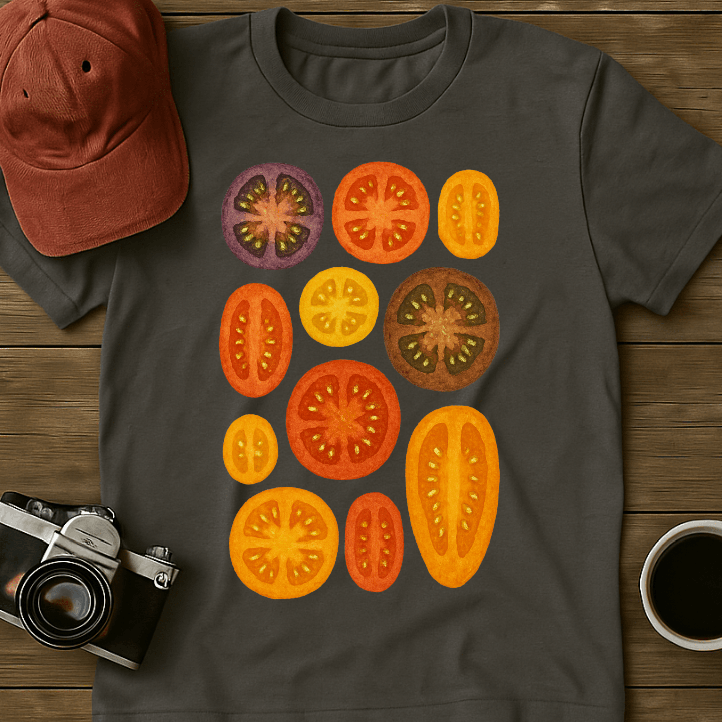 Sliced Tomatoes T-Shirt