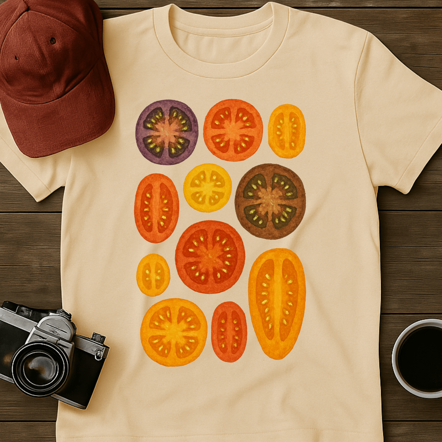 Sliced Tomatoes T-Shirt