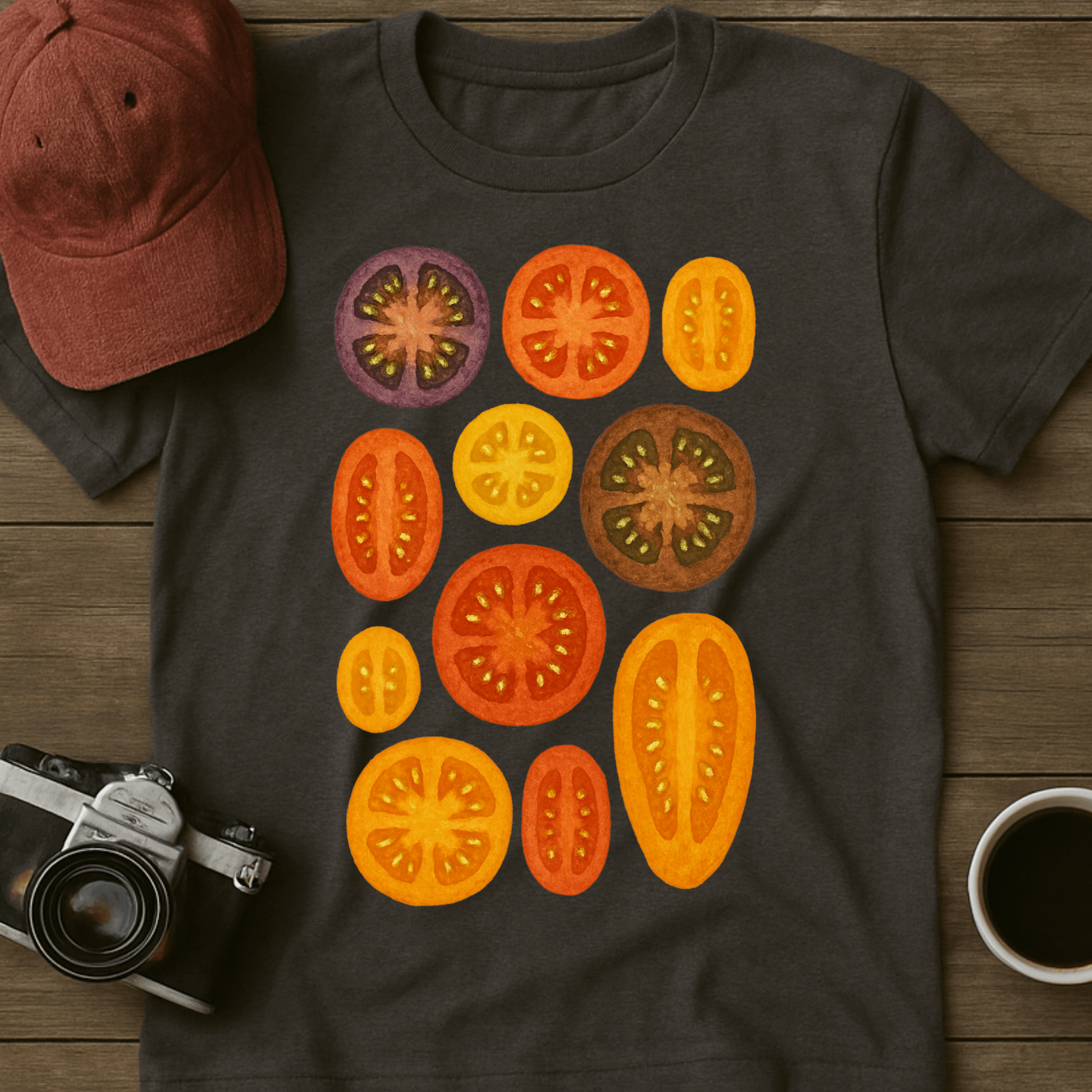 Sliced Tomatoes T-Shirt