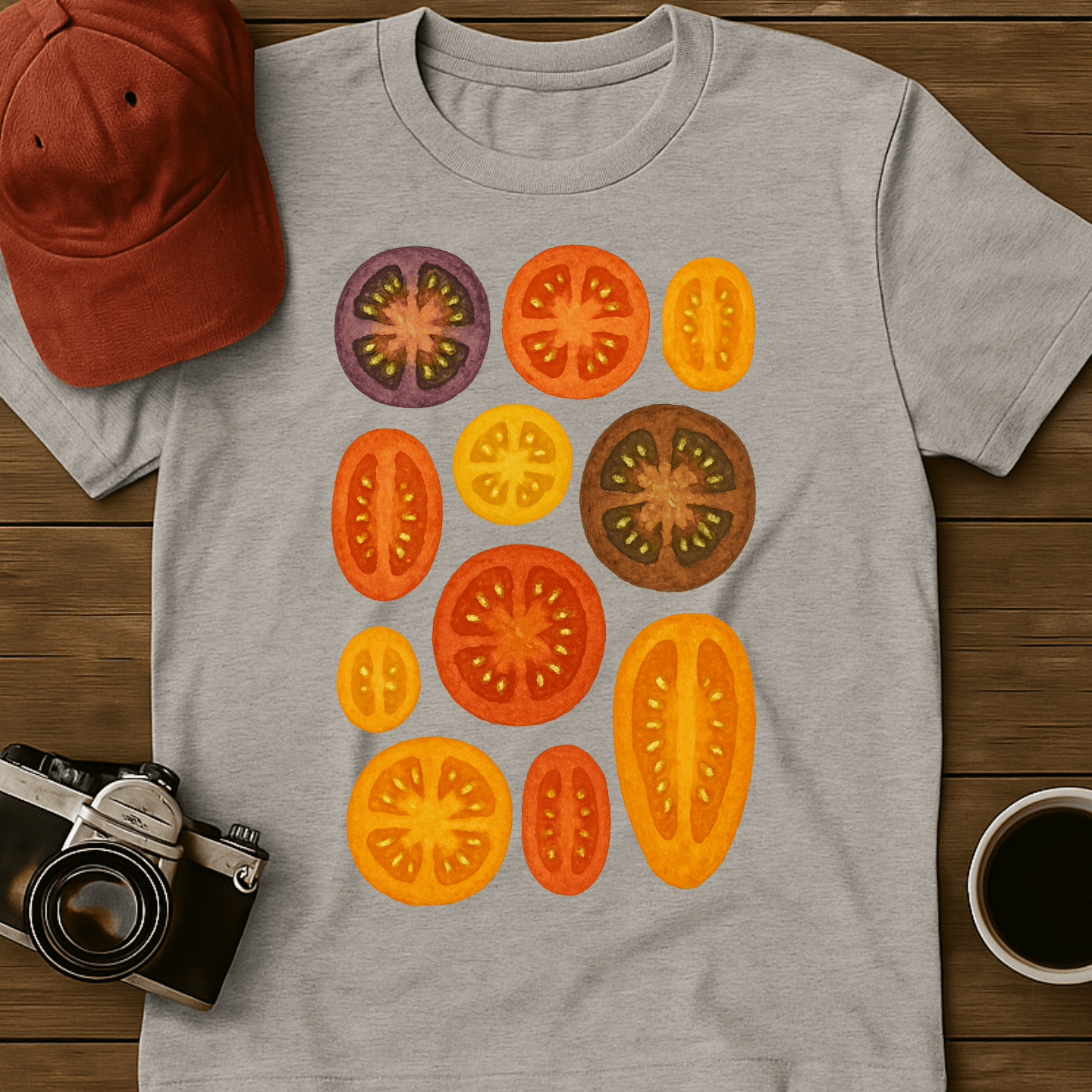 Sliced Tomatoes T-Shirt