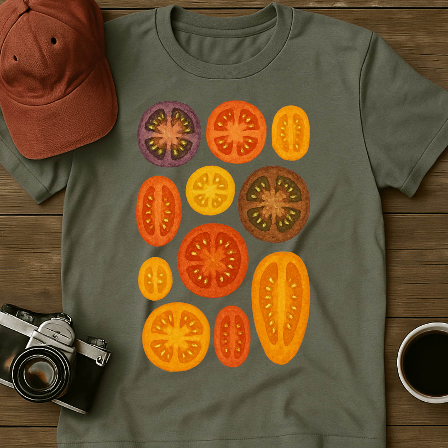 Sliced Tomatoes T-Shirt