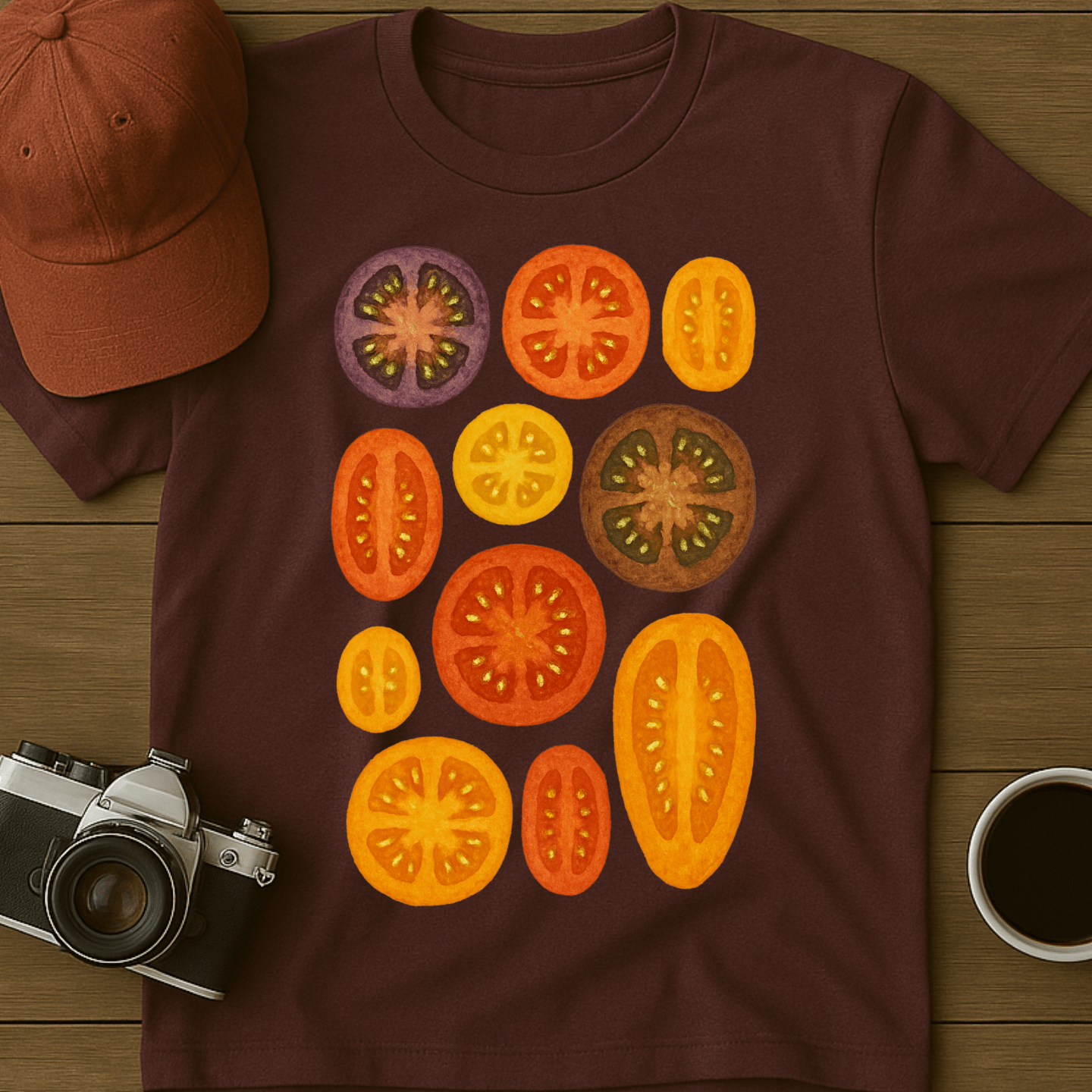 Sliced Tomatoes T-Shirt