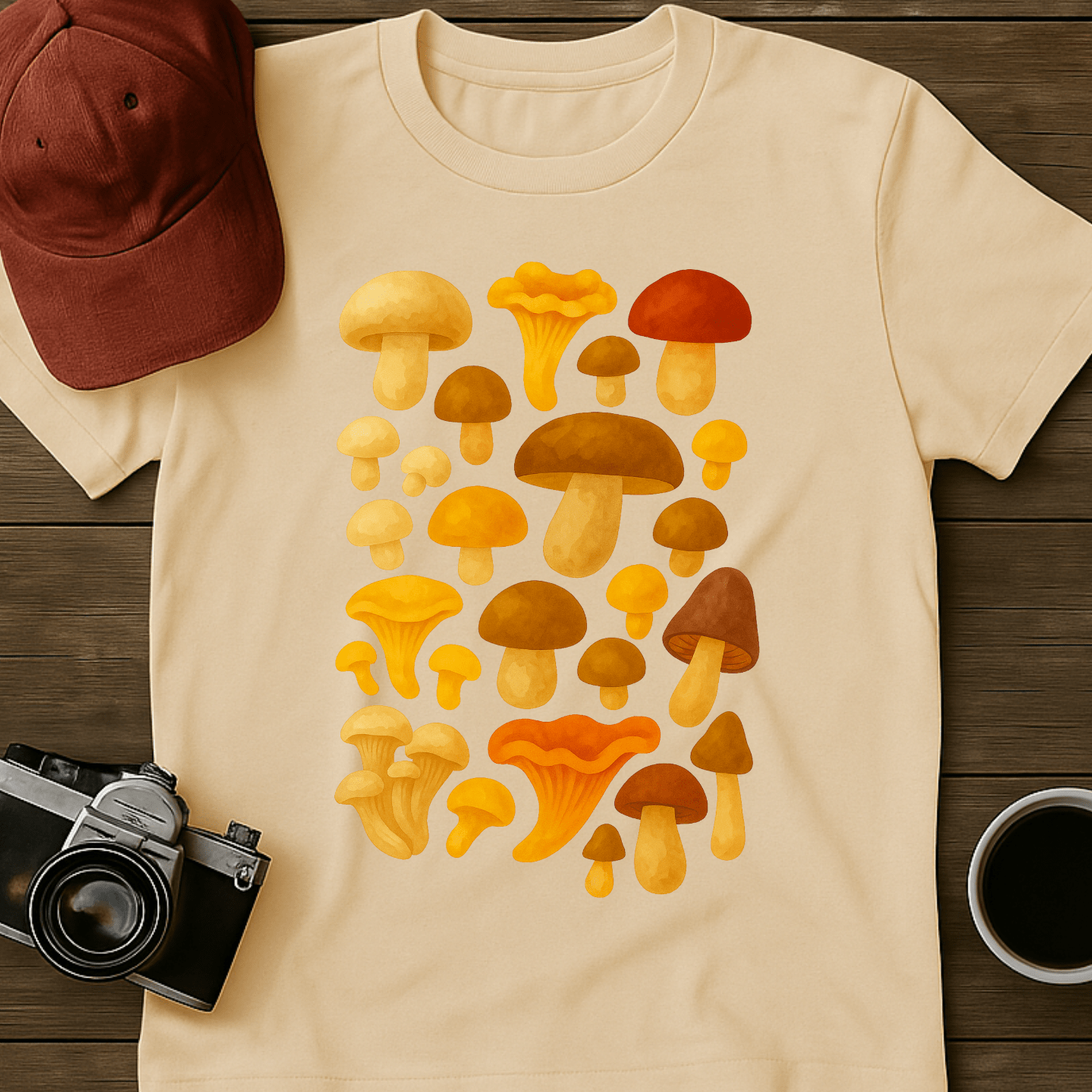 Mushrooms Watercolor II T-Shirt