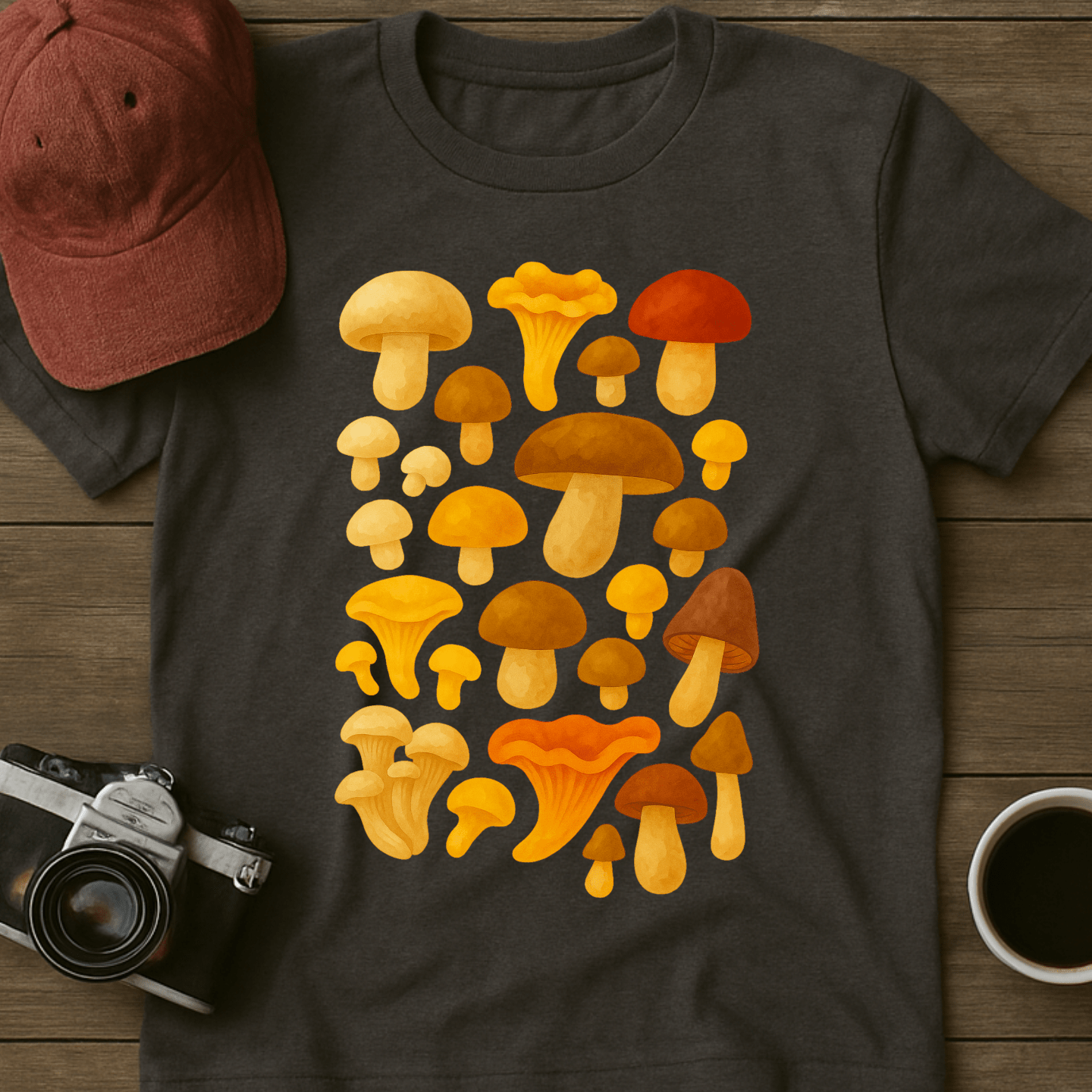 Mushrooms Watercolor II T-Shirt