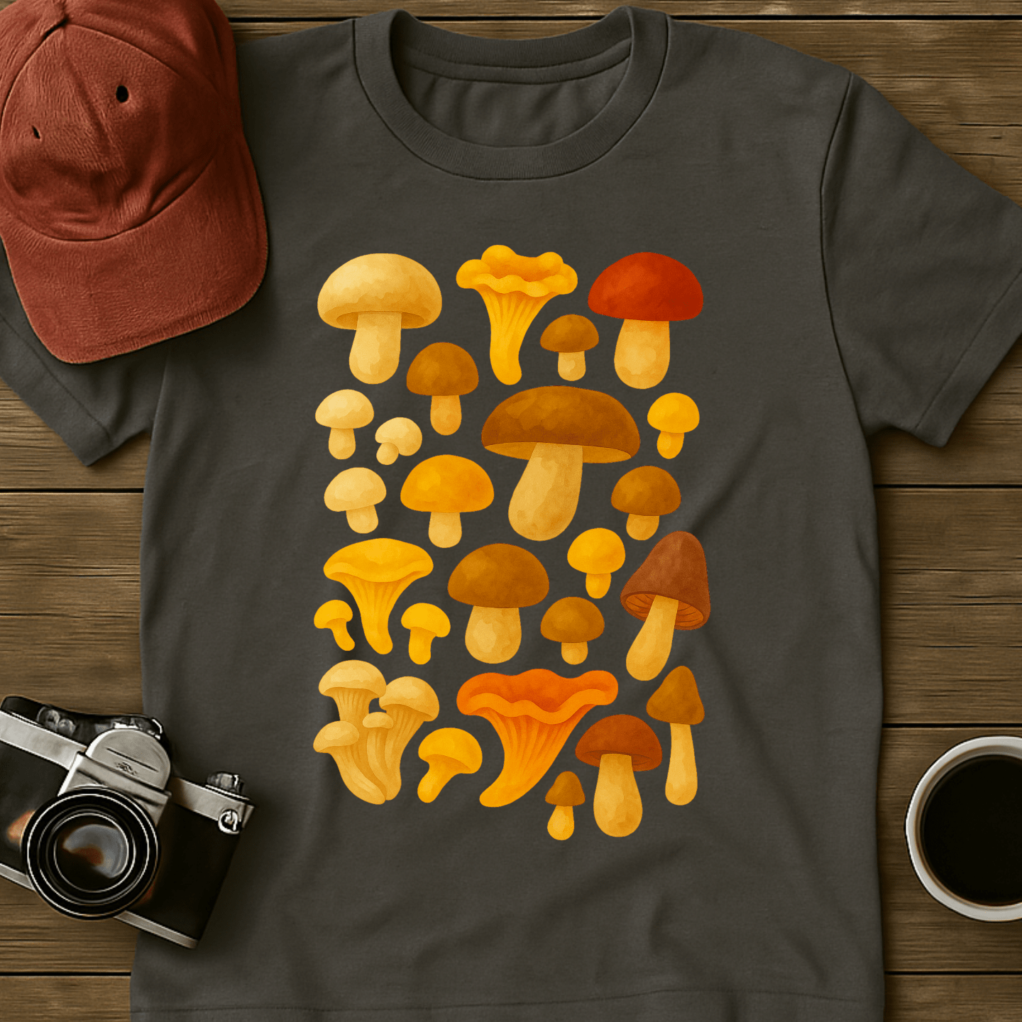 Mushrooms Watercolor II T-Shirt