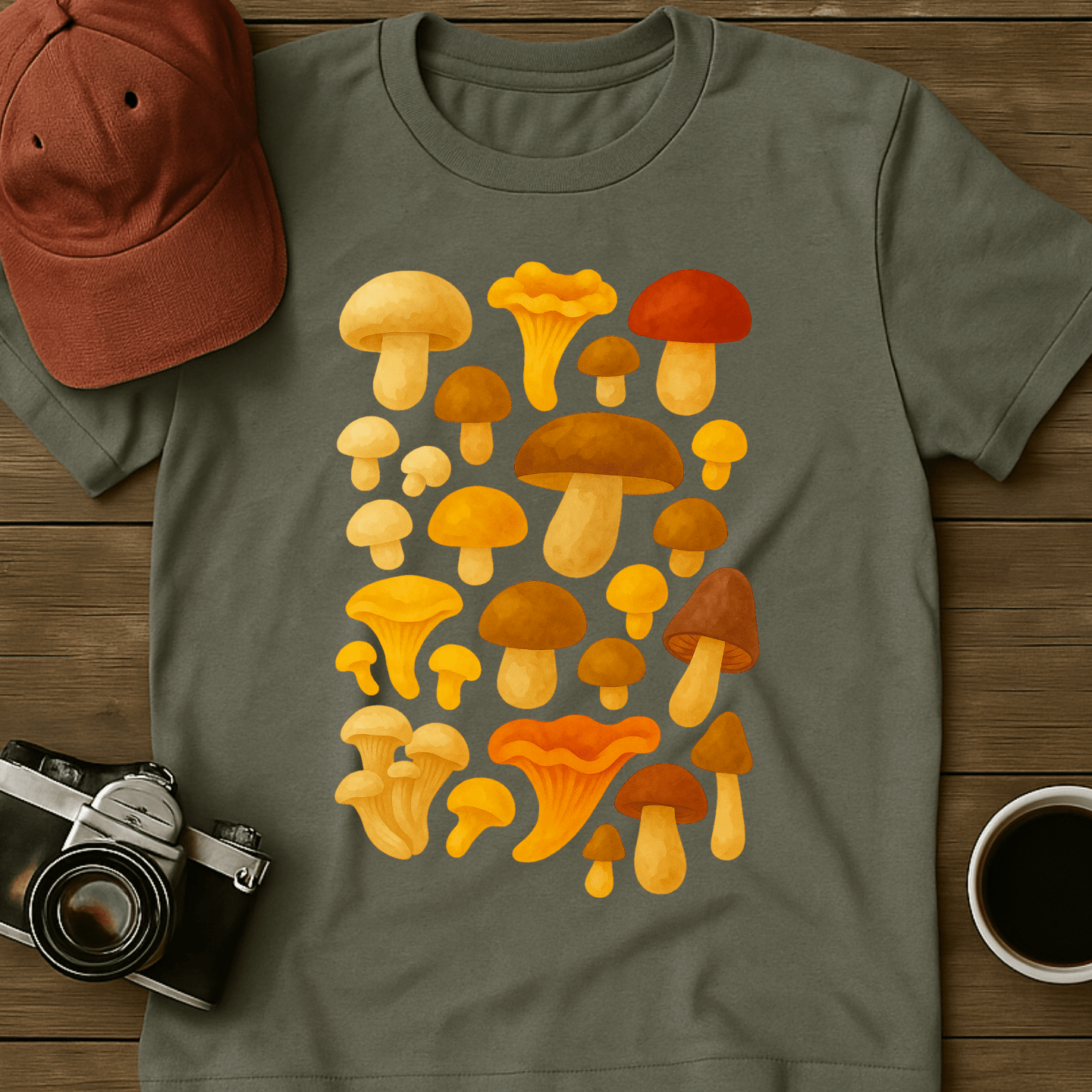 Mushrooms Watercolor II T-Shirt