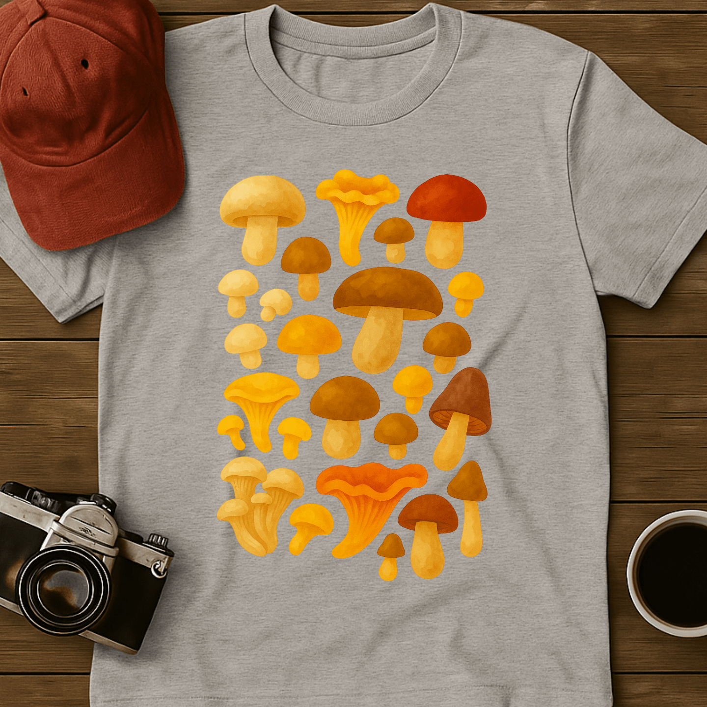Mushrooms Watercolor II T-Shirt