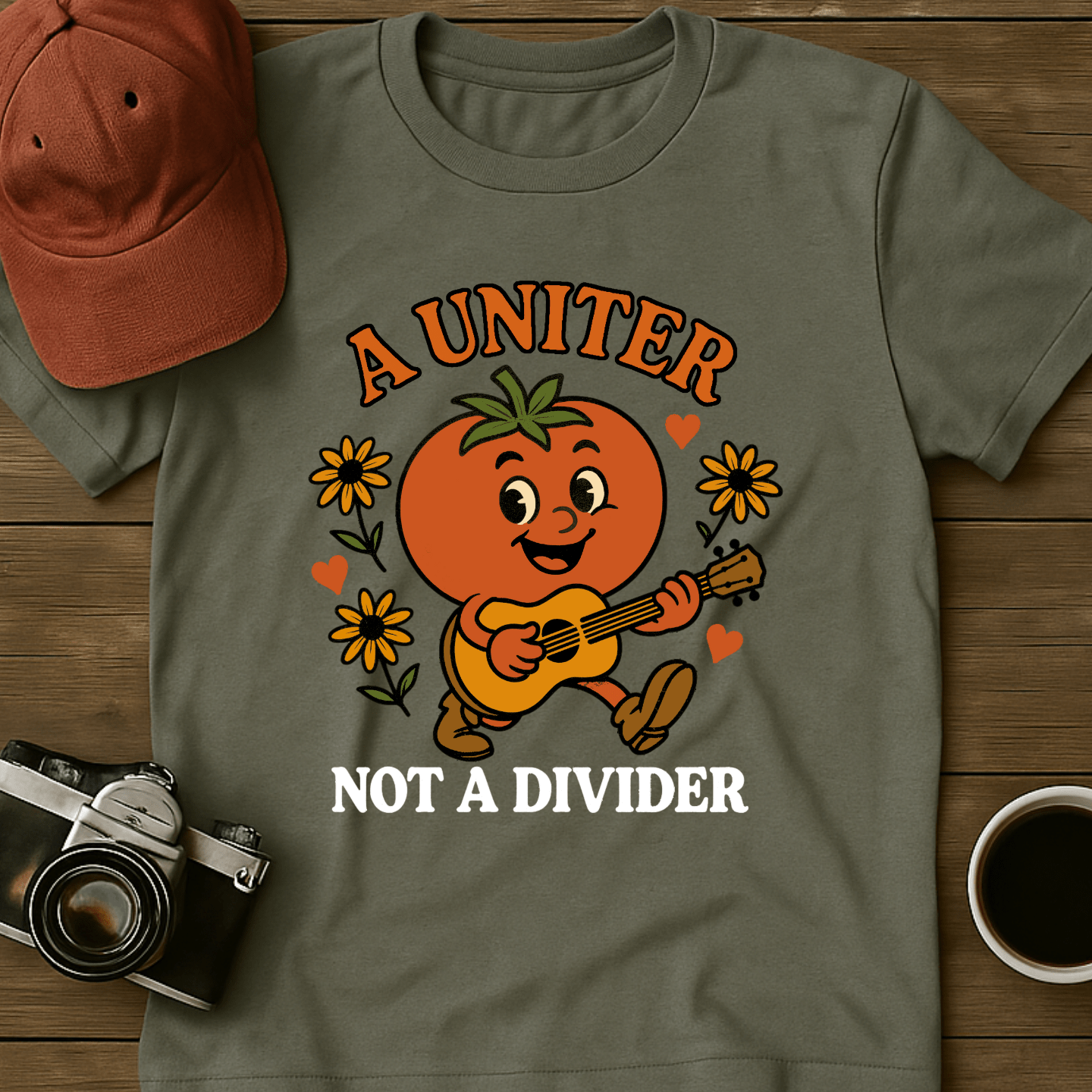 Uniter Not Divider Tomato T-Shirt
