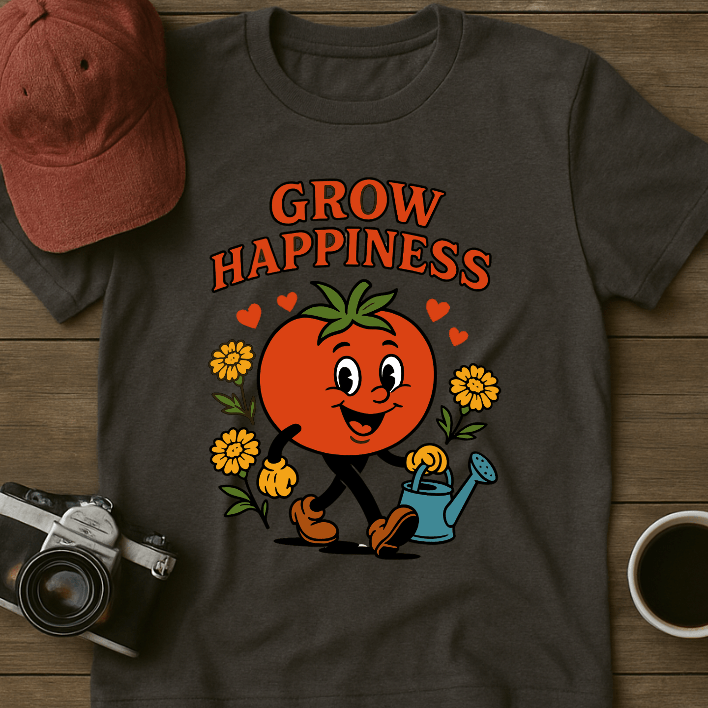 Grow Happiness Tomato II T-Shirt