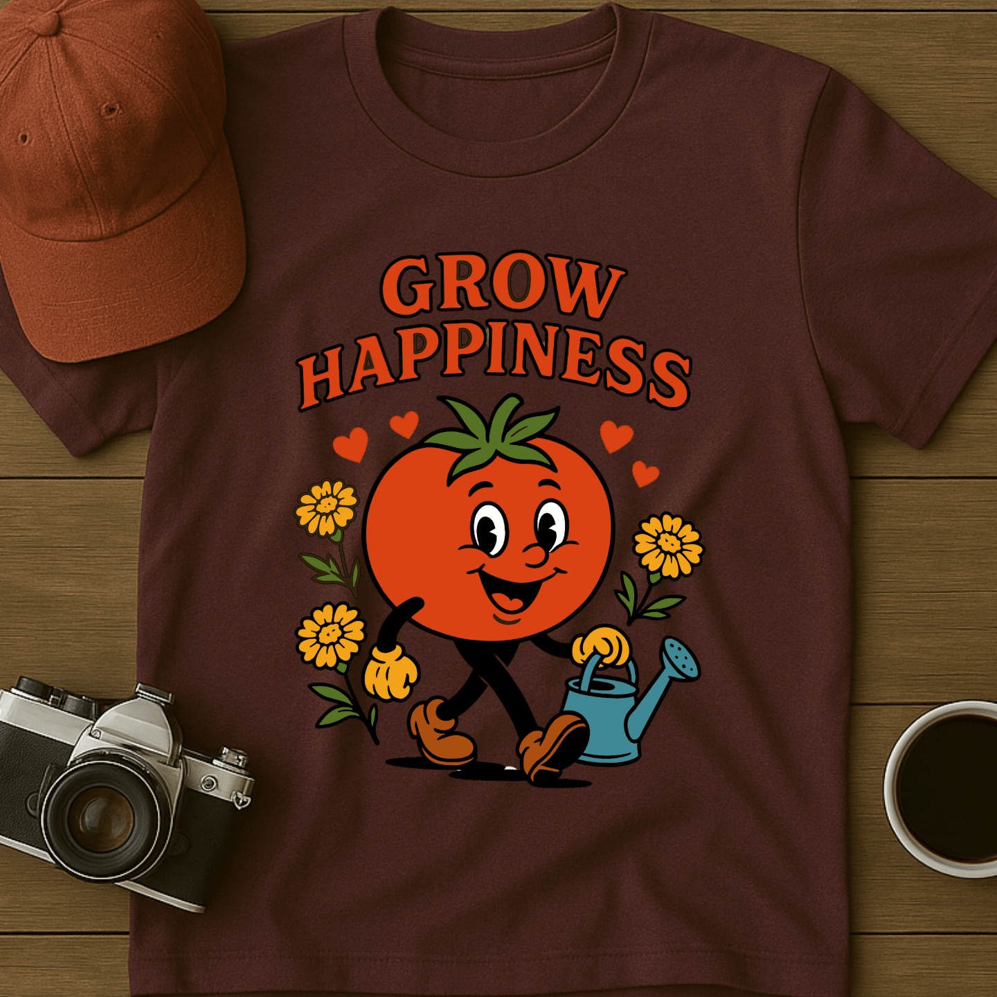 Grow Happiness Tomato II T-Shirt