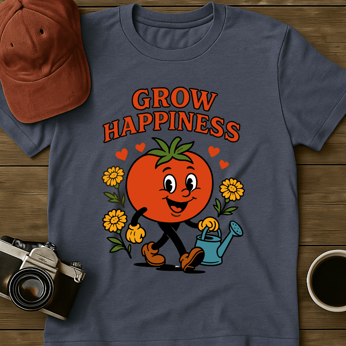 Grow Happiness Tomato II T-Shirt