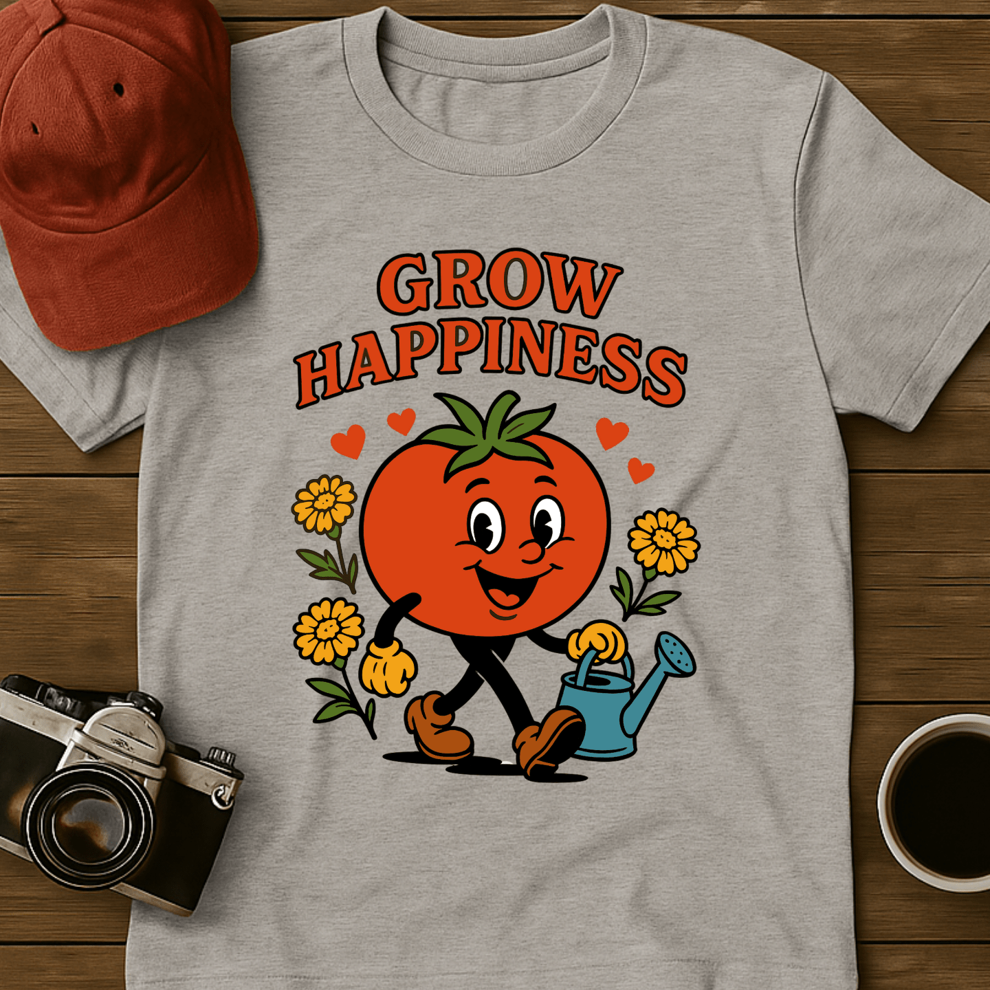 Grow Happiness Tomato II T-Shirt