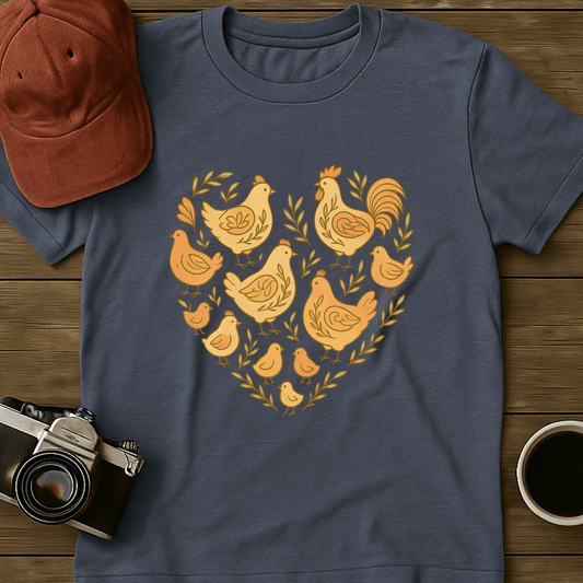 Earthy Chicken Heart T-Shirt