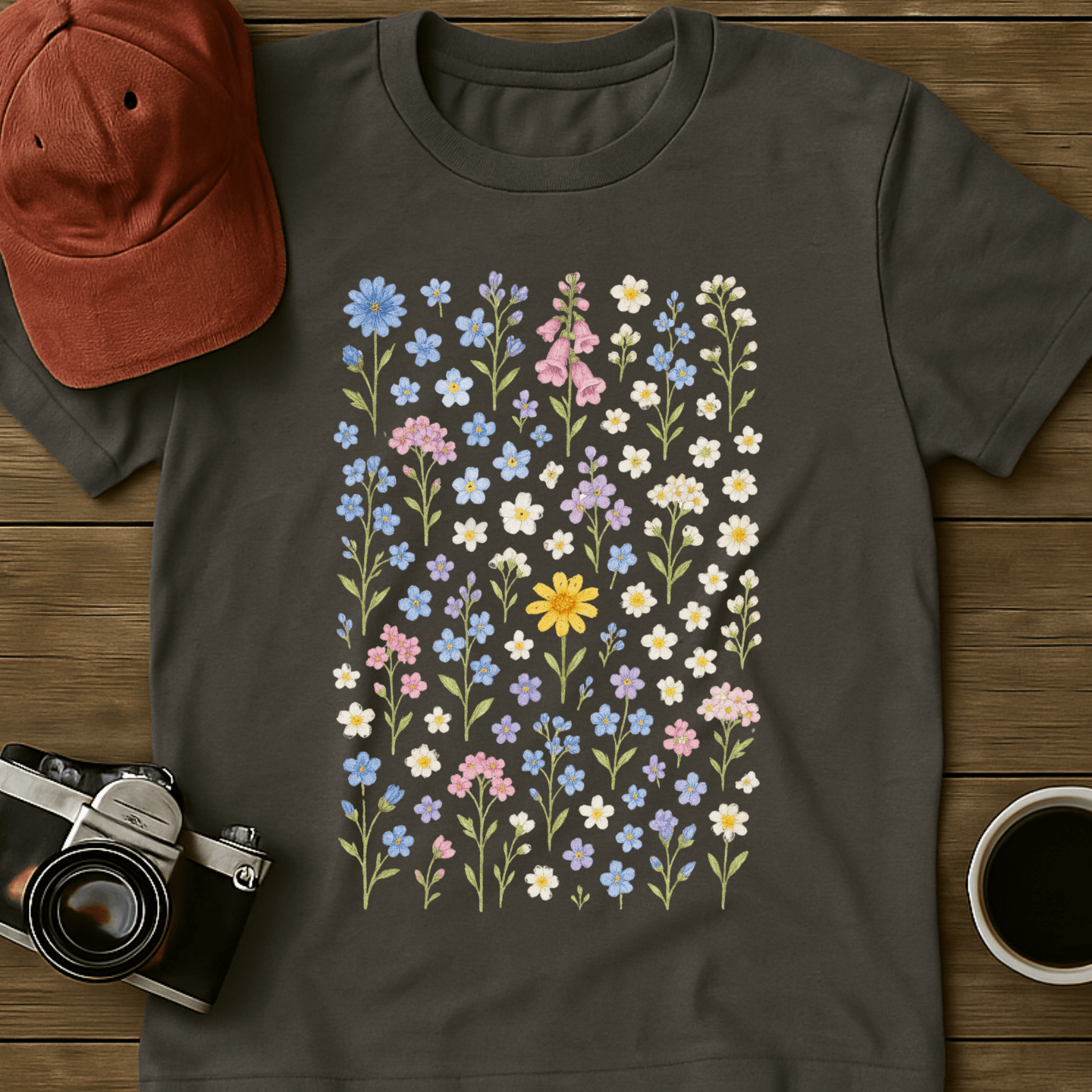 Pastel Wildflowers T-Shirt