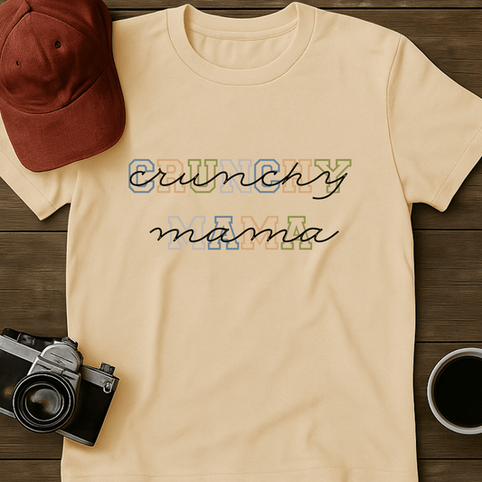 Crunchy Mama Colorful T-Shirt