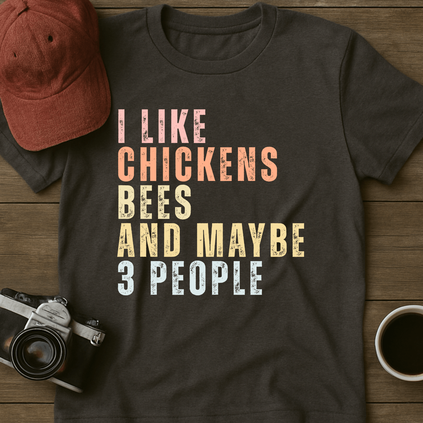 I Like Chickens and Bees T-Shirt