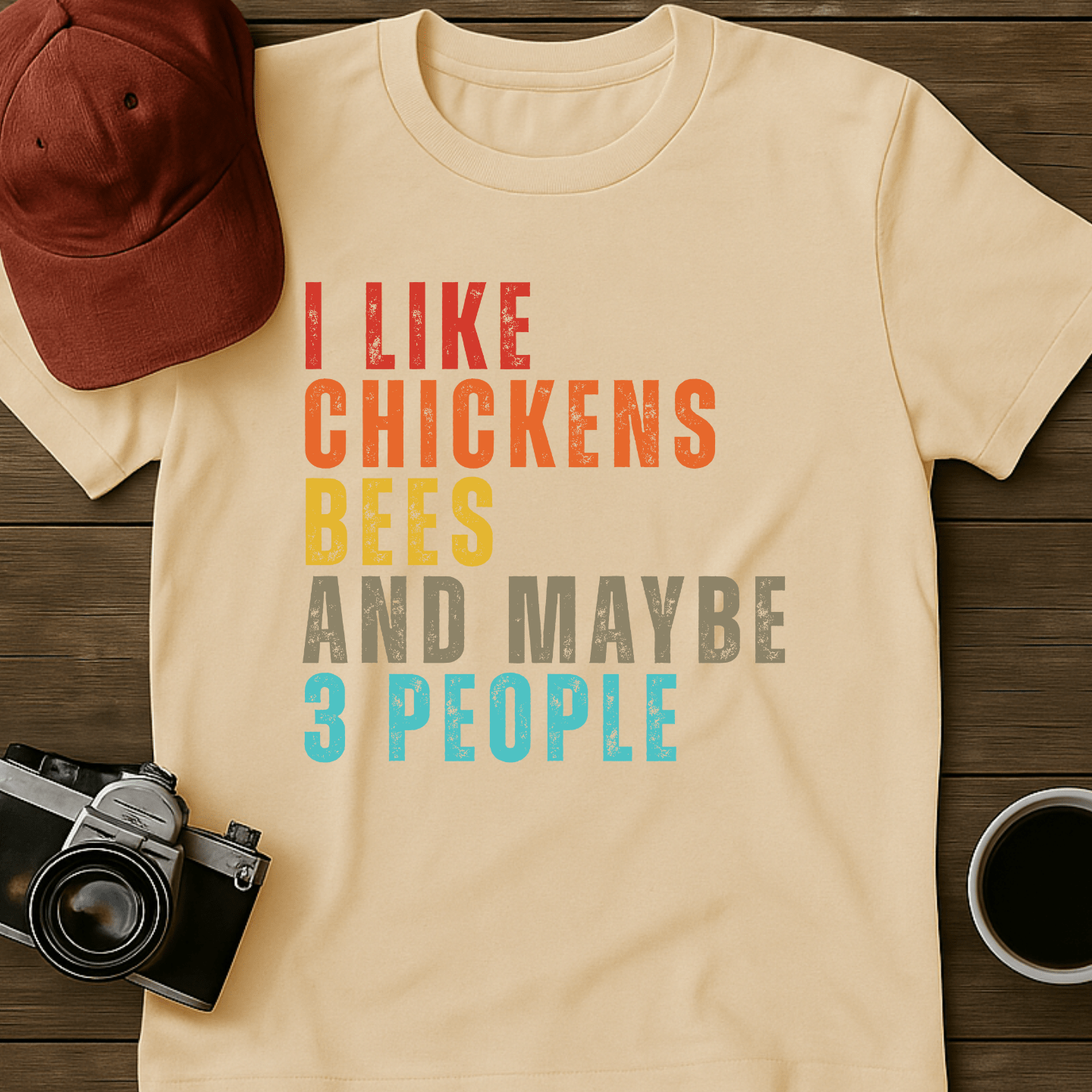 I Like Chickens and Bees T-Shirt
