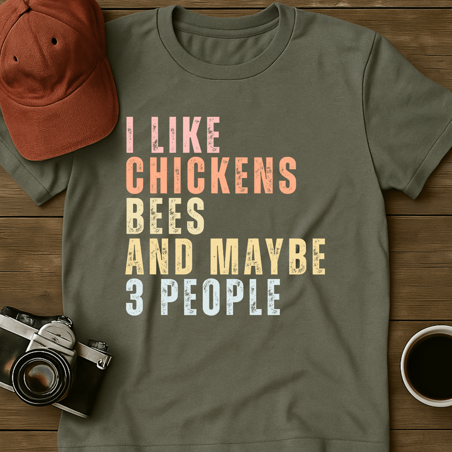 I Like Chickens and Bees T-Shirt
