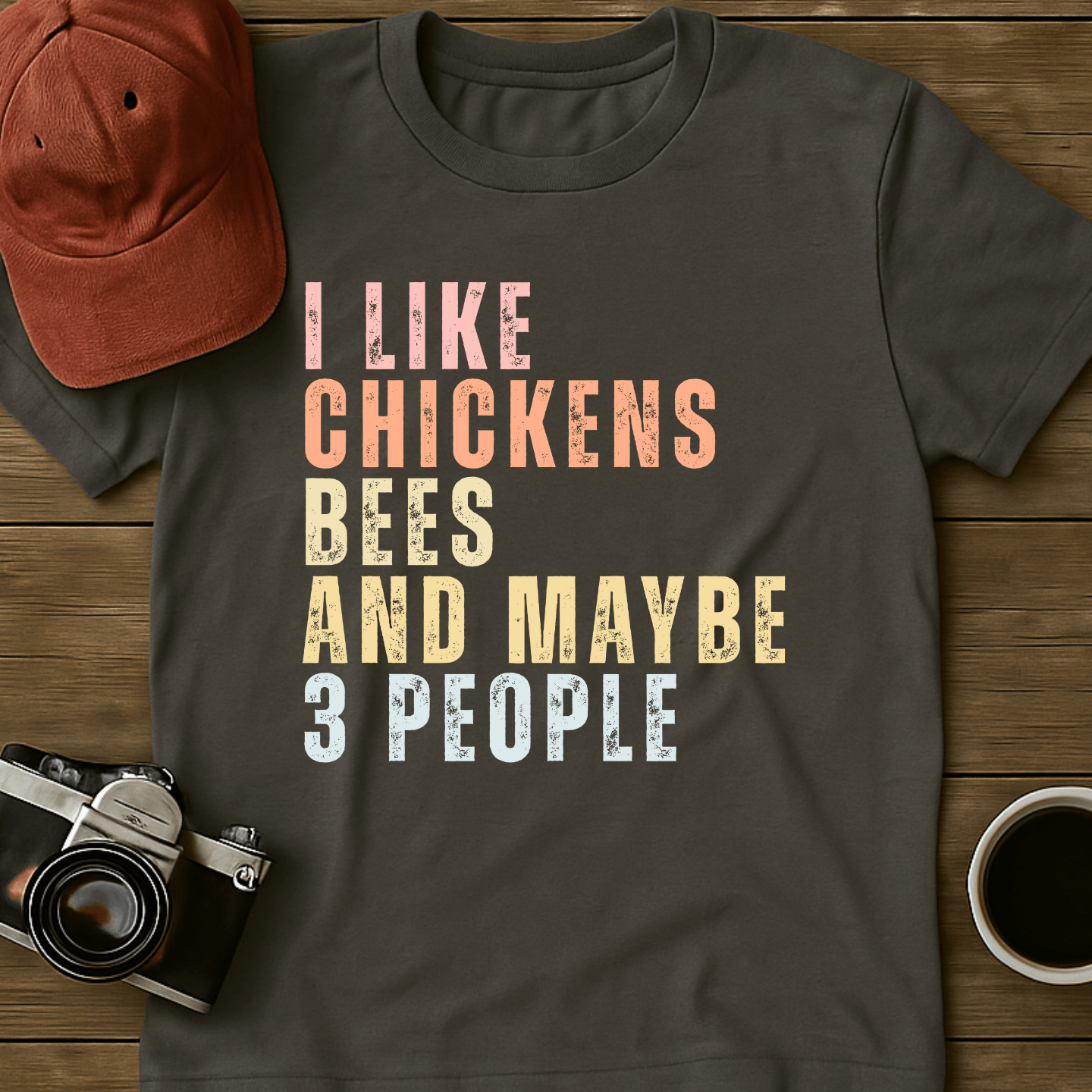I Like Chickens and Bees T-Shirt