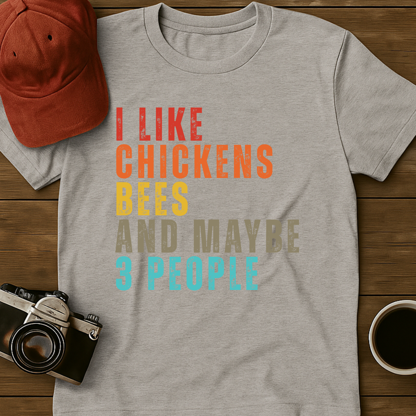 I Like Chickens and Bees T-Shirt