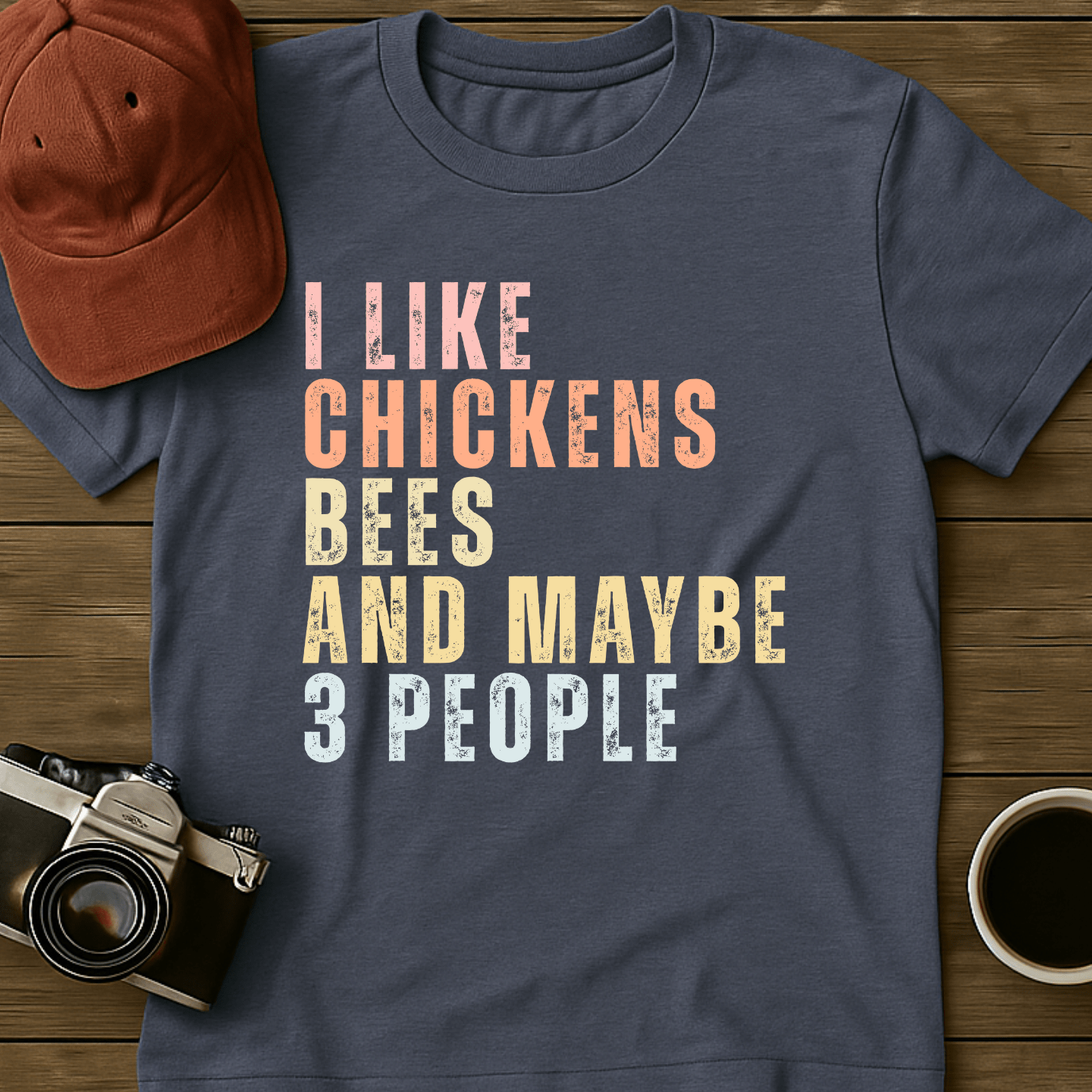 I Like Chickens and Bees T-Shirt