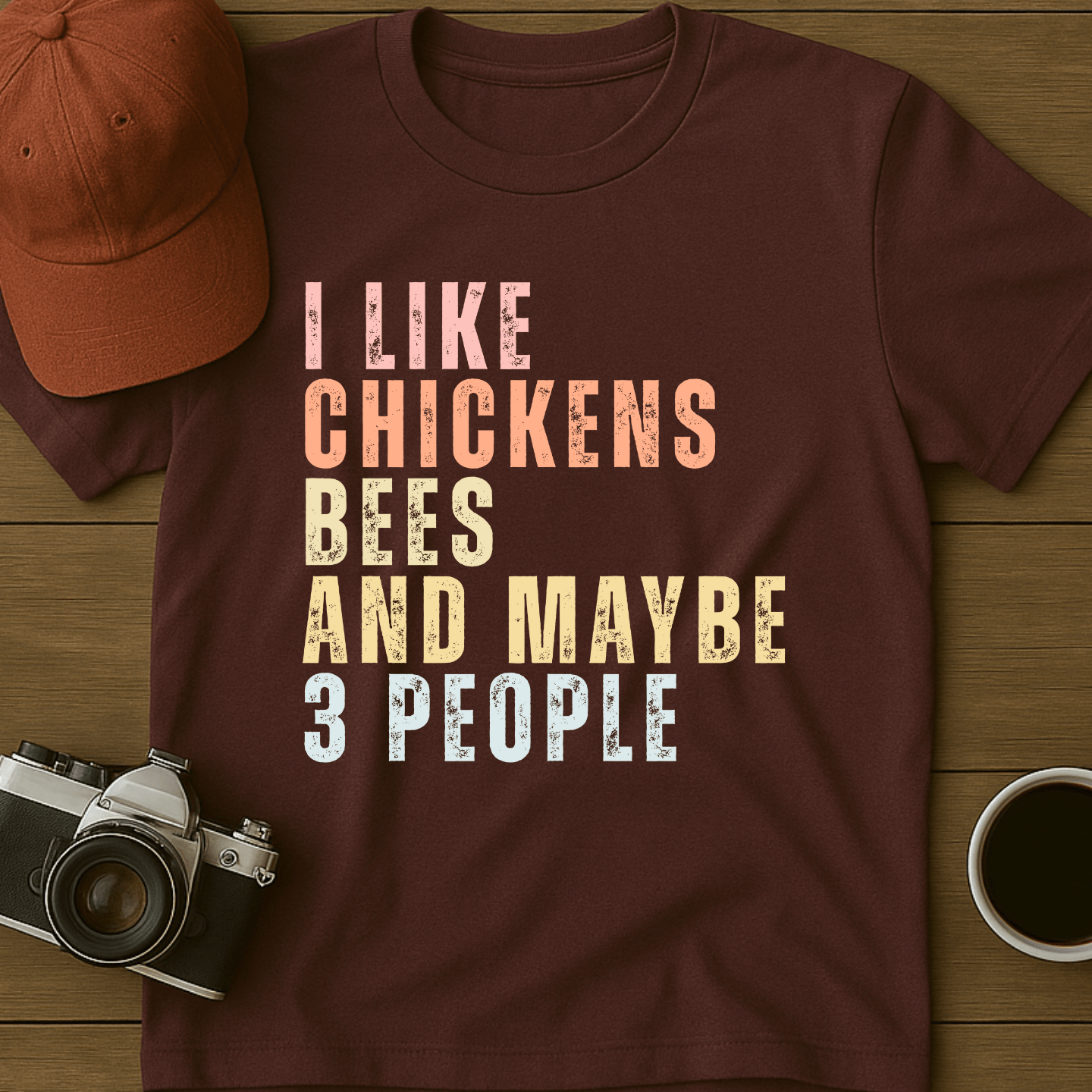 I Like Chickens and Bees T-Shirt