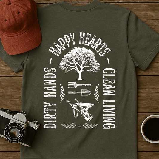 Clean Living Garden T-Shirt (BACK)