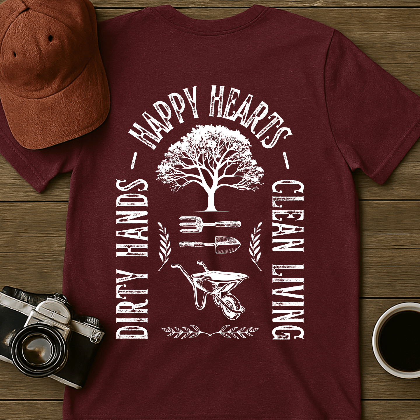 Clean Living Garden T-Shirt (BACK)