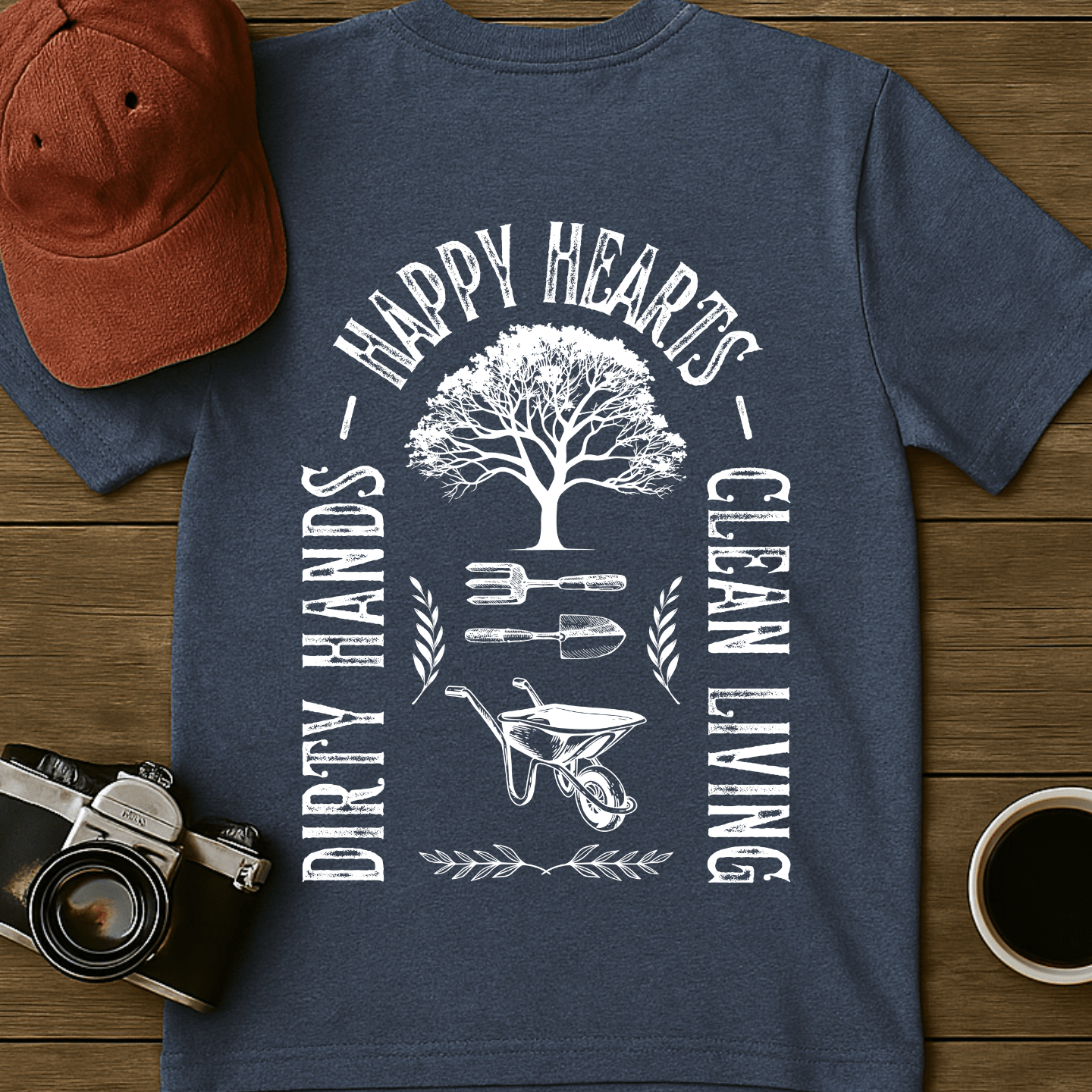 Clean Living Garden T-Shirt (BACK)