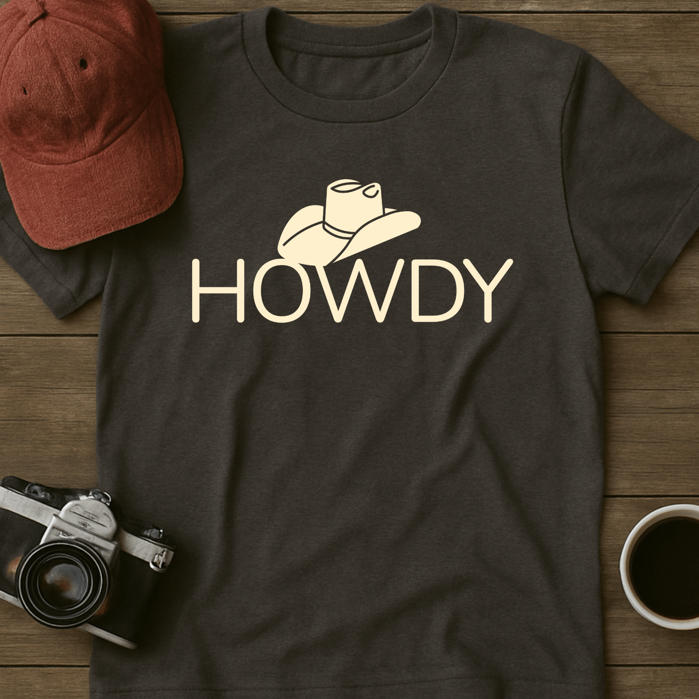 Howdy Cowboy Hat T-Shirt