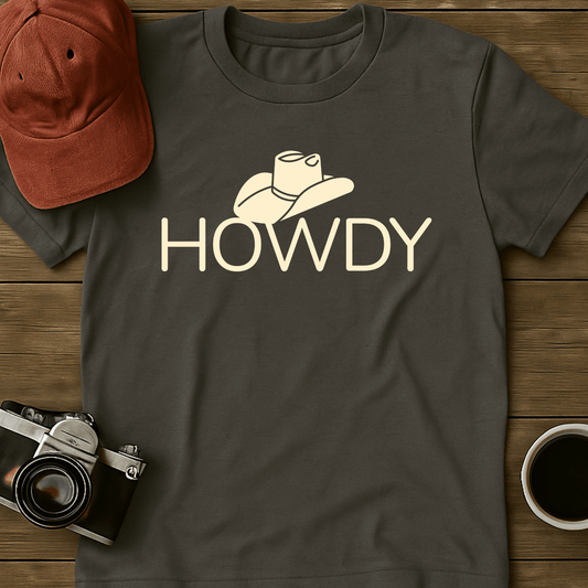 Howdy Cowboy Hat T-Shirt