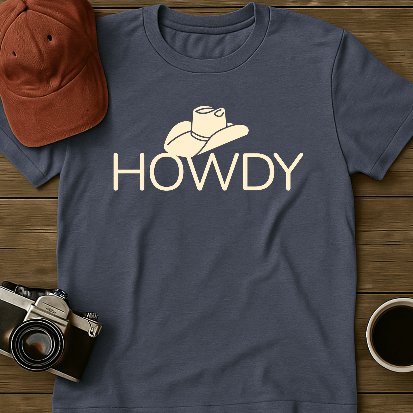 Howdy Cowboy Hat T-Shirt