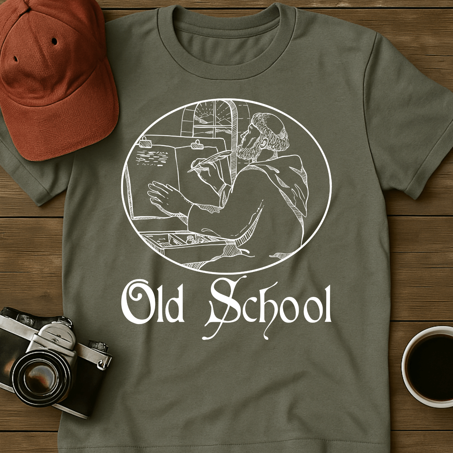 Old School Monk T-Shirt