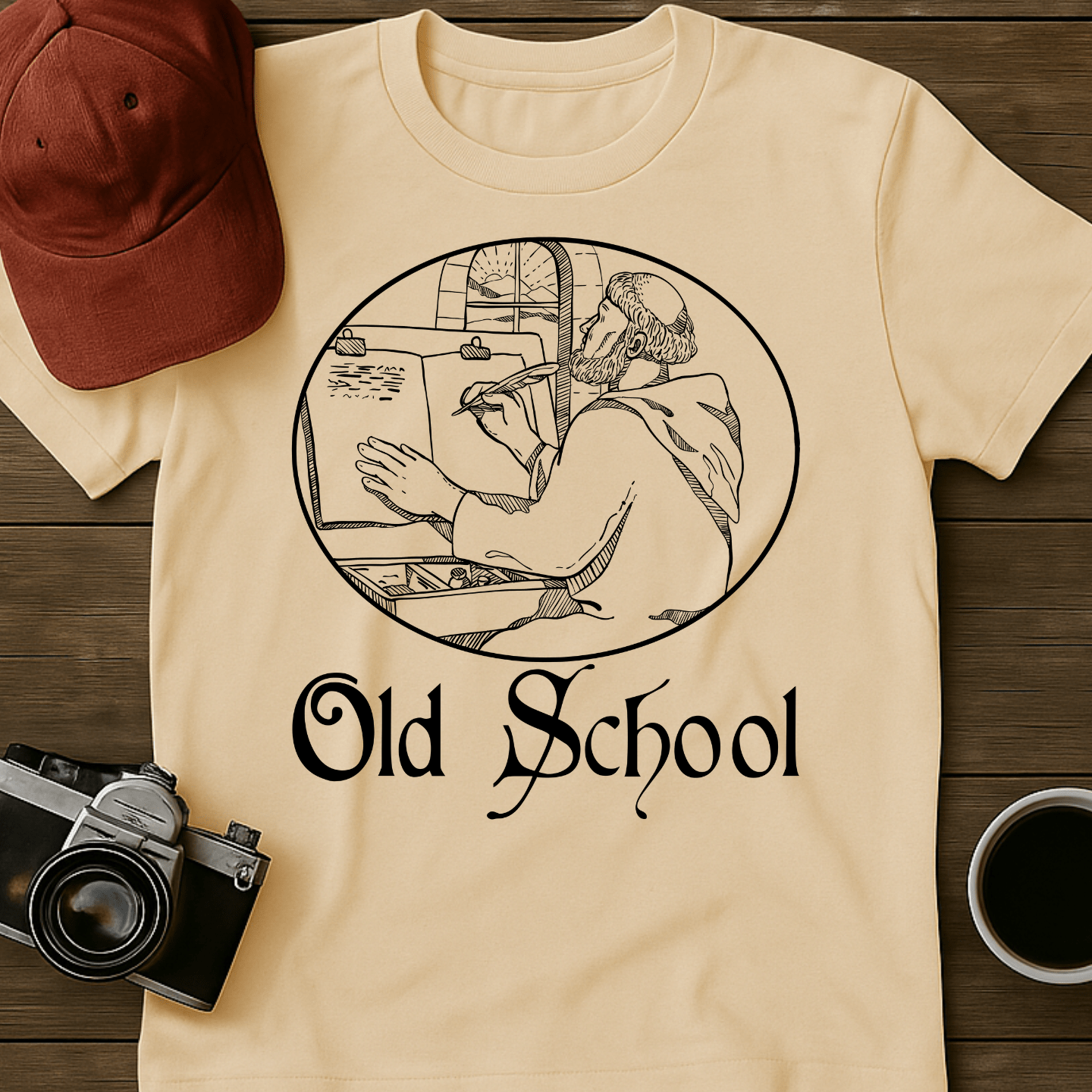 Old School Monk T-Shirt