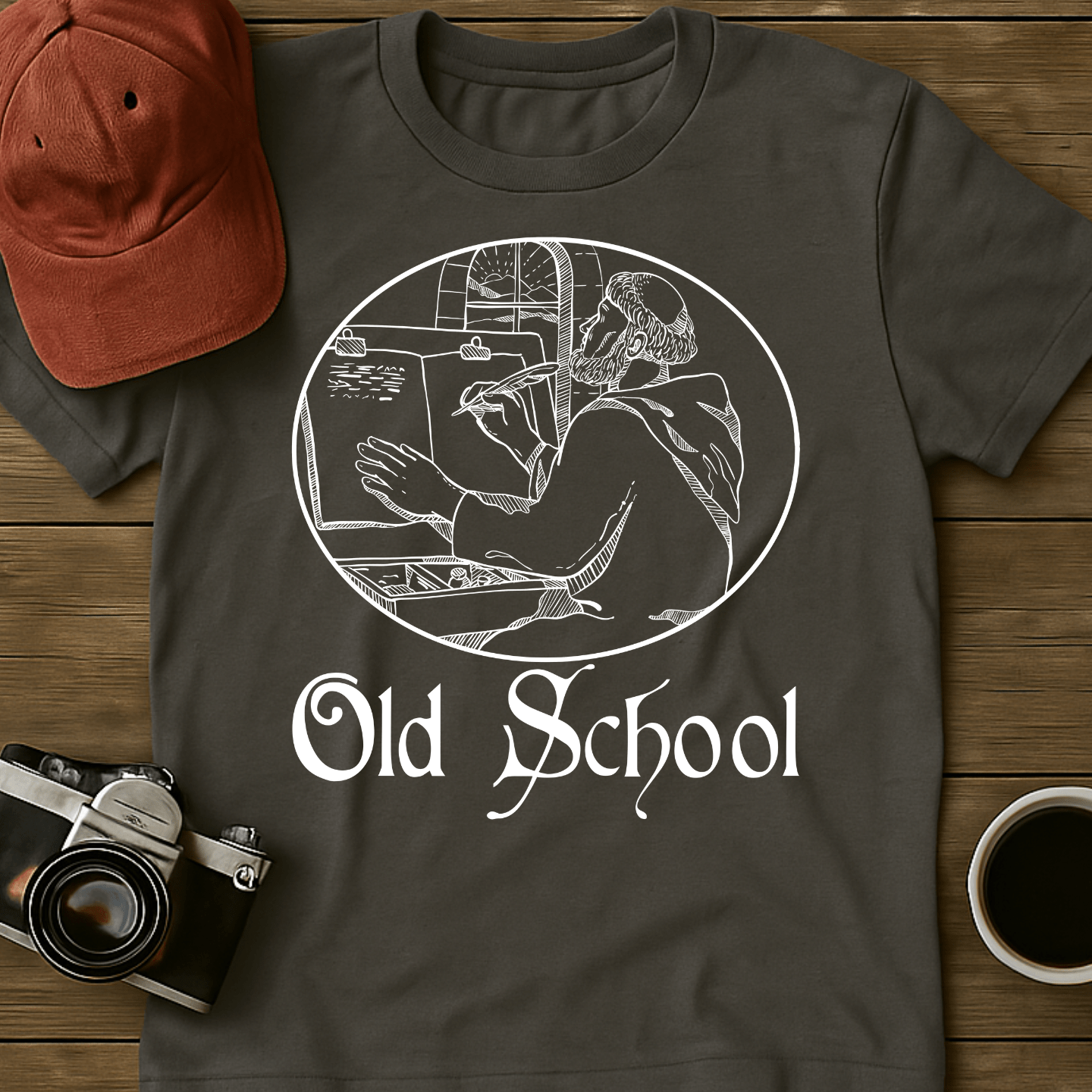 Old School Monk T-Shirt