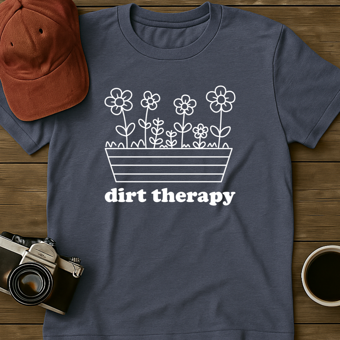 Dirt Therapy Flower Box T-Shirt
