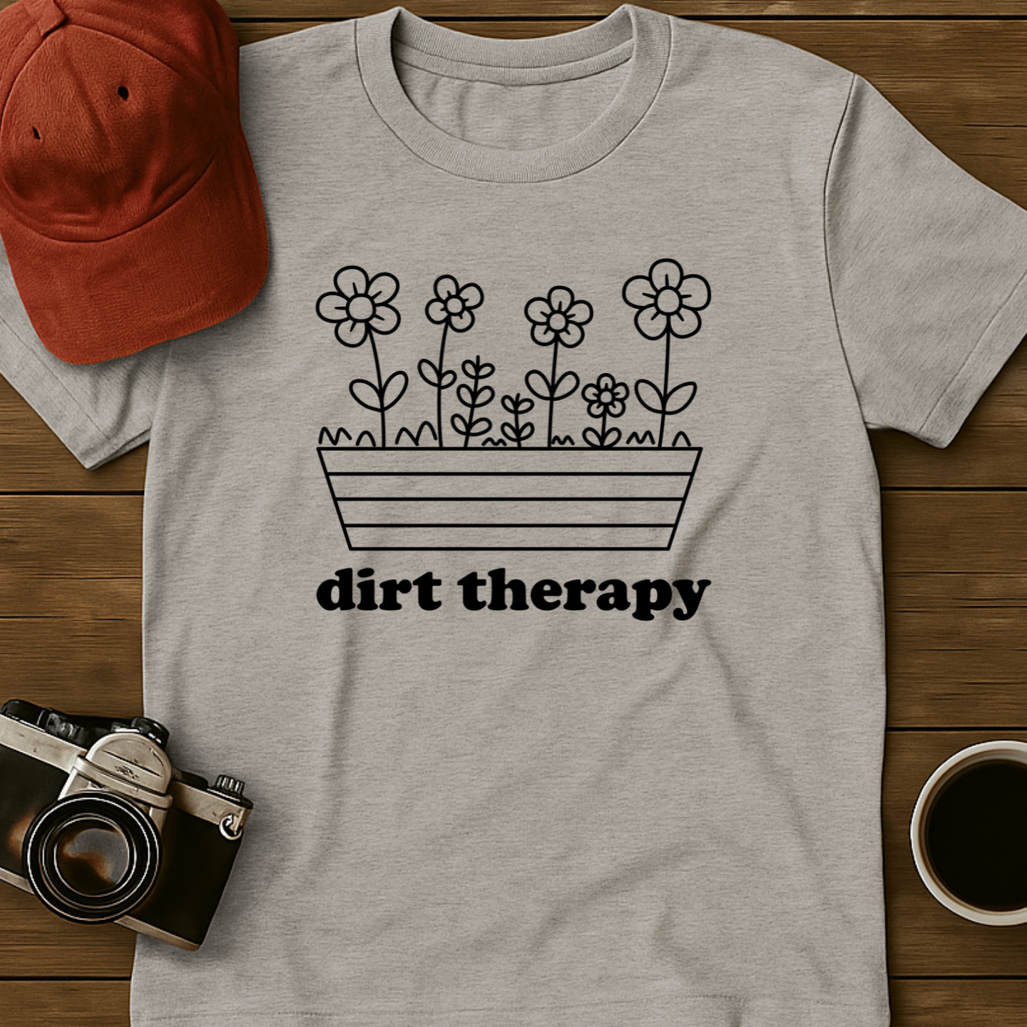 Dirt Therapy Flower Box T-Shirt