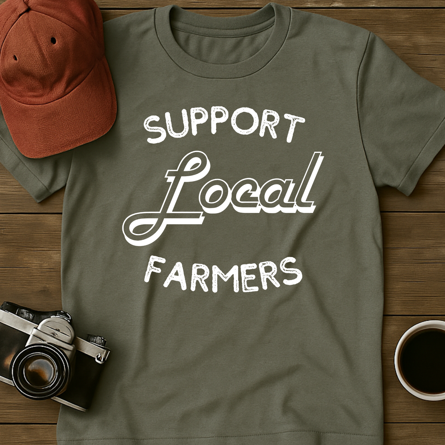 Support Local Farmers T-Shirt