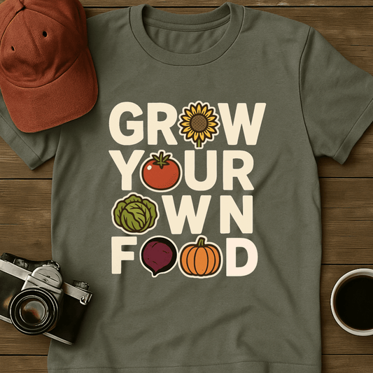 Grow Your Own Food Color T-Shirt