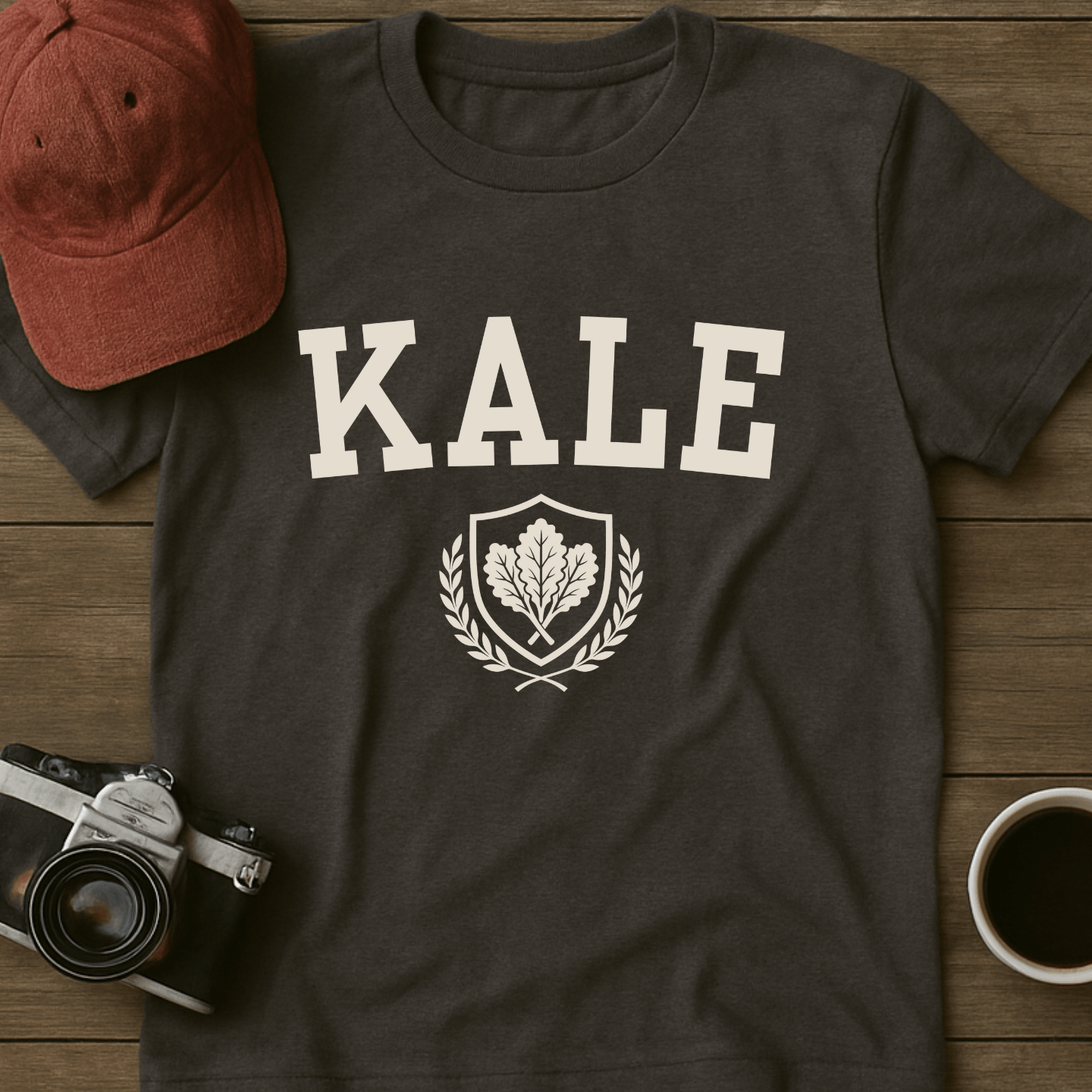 Kale University Crest T-Shirt