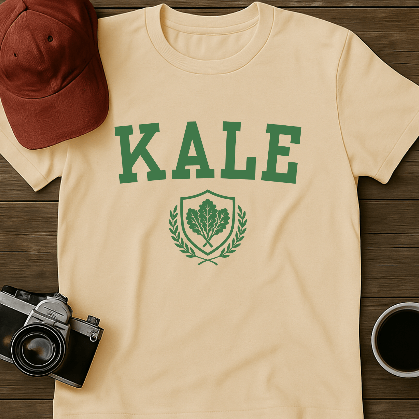 Kale University Crest T-Shirt