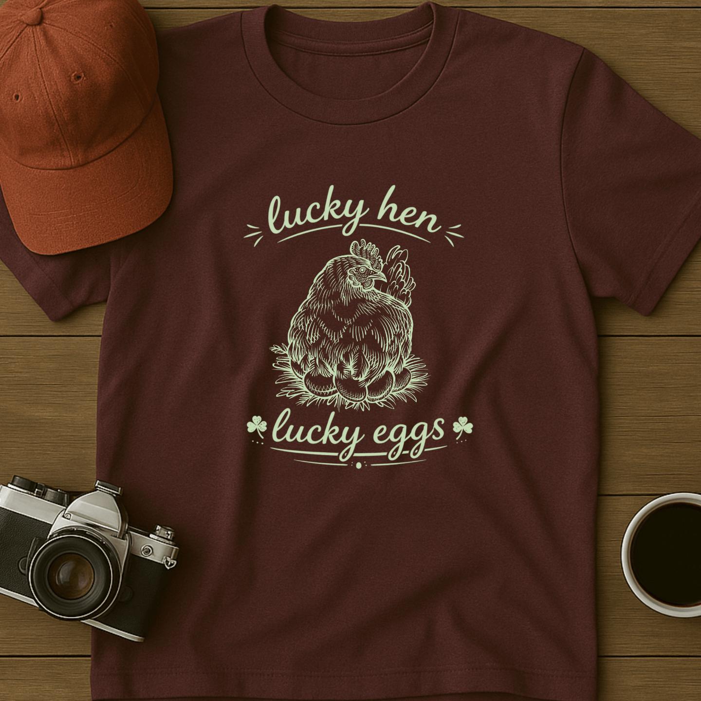 Lucky Hen Lucky Eggs T-Shirt