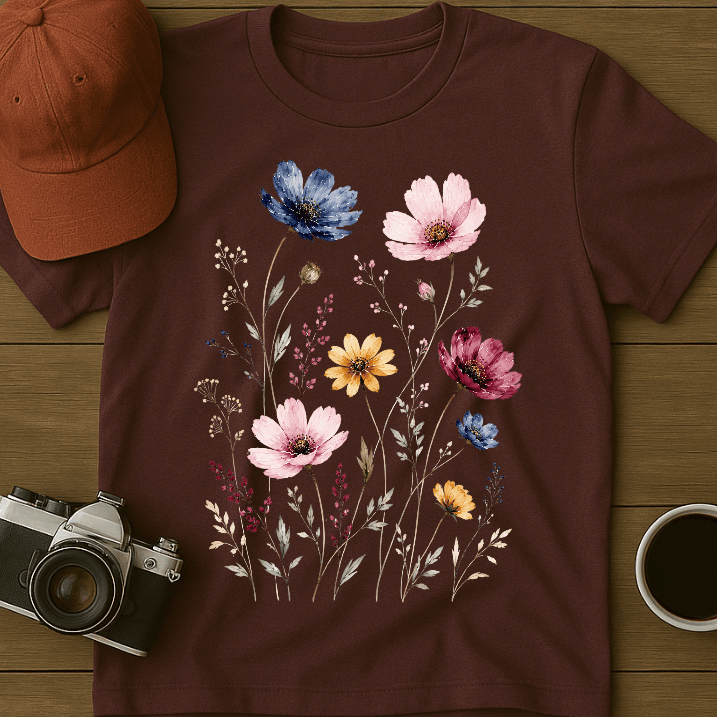 Pressed Wildflowers I T-Shirt