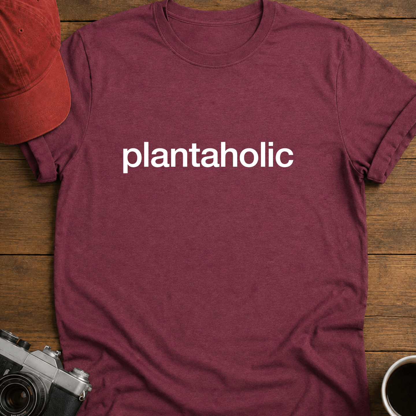 Plantaholic Text T-Shirt