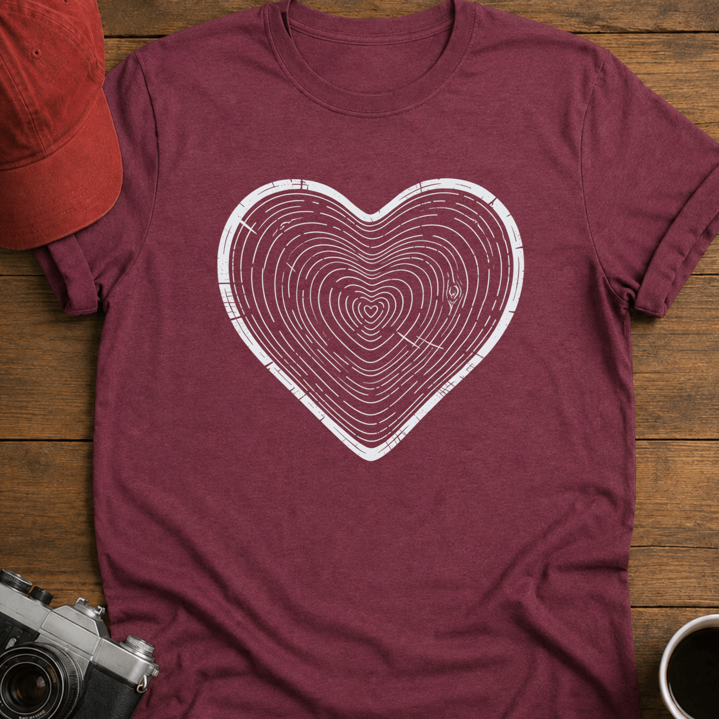 Tree Ring Heart T-Shirt