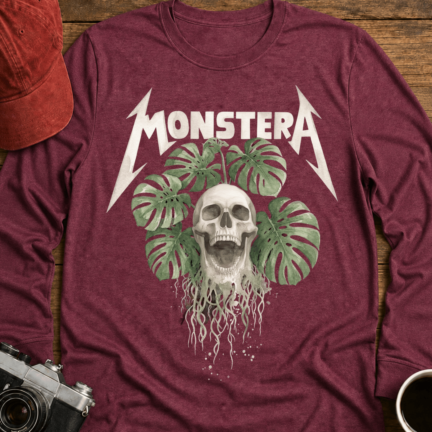 Monstera Long Sleeve T-Shirt