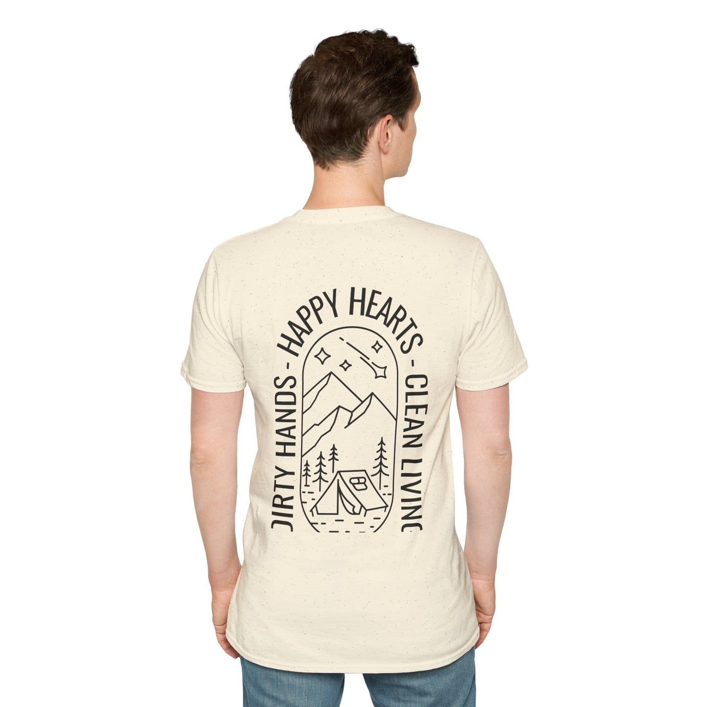 Clean Living Camp T-Shirt (BACK)