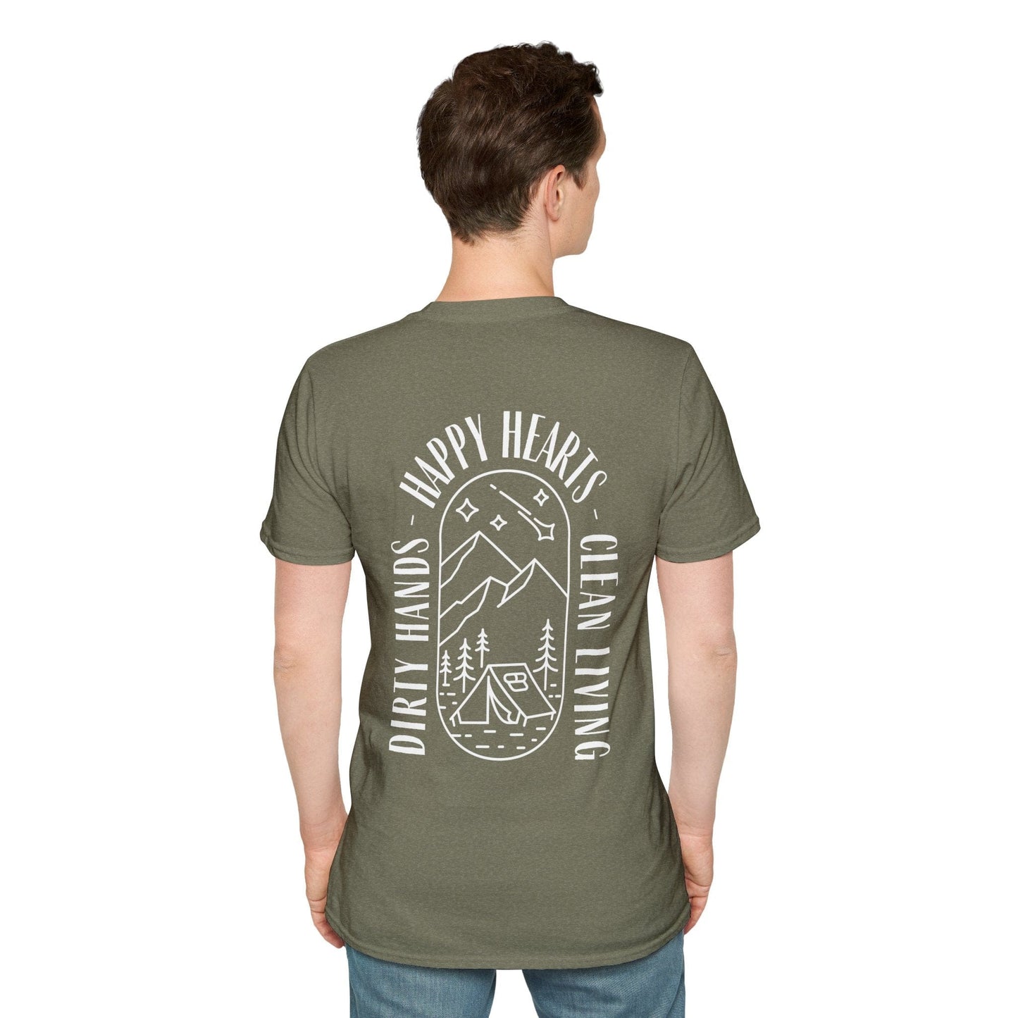 Clean Living Camp T-Shirt (BACK)