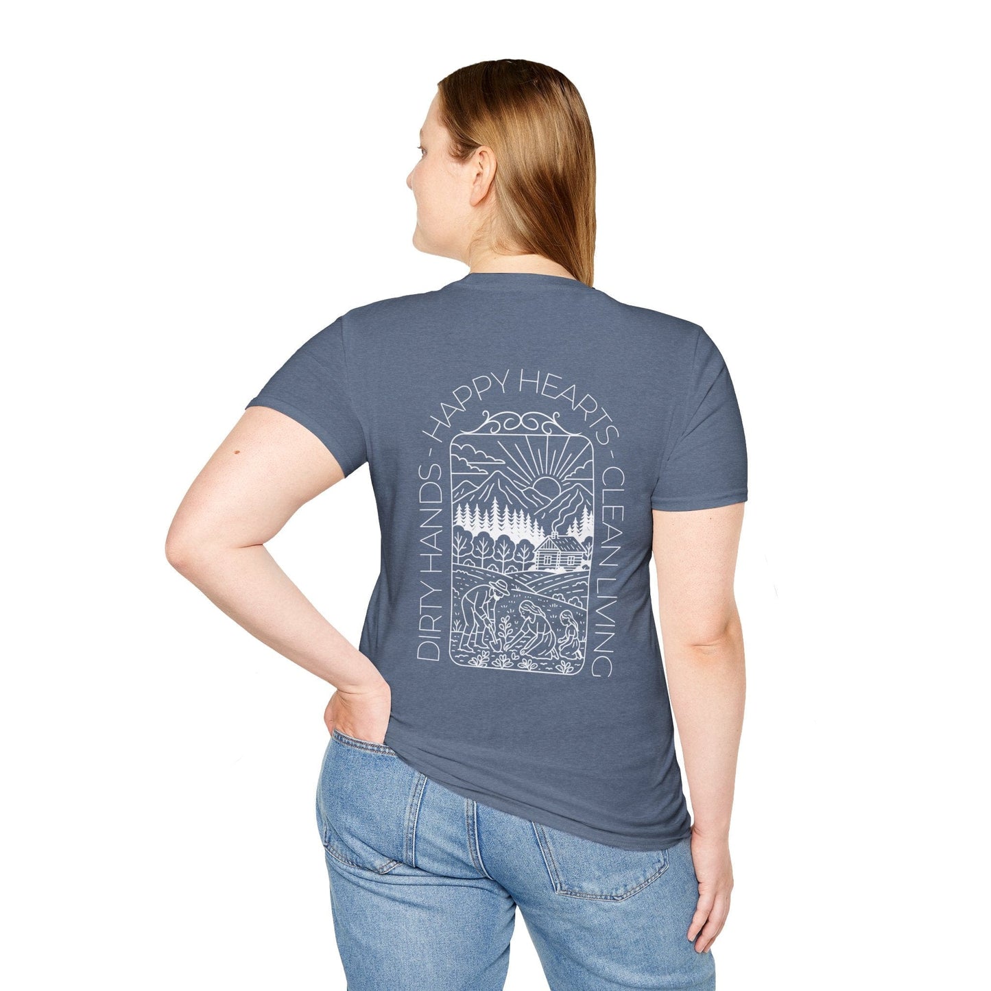 Clean Living Homestead T-Shirt (BACK)