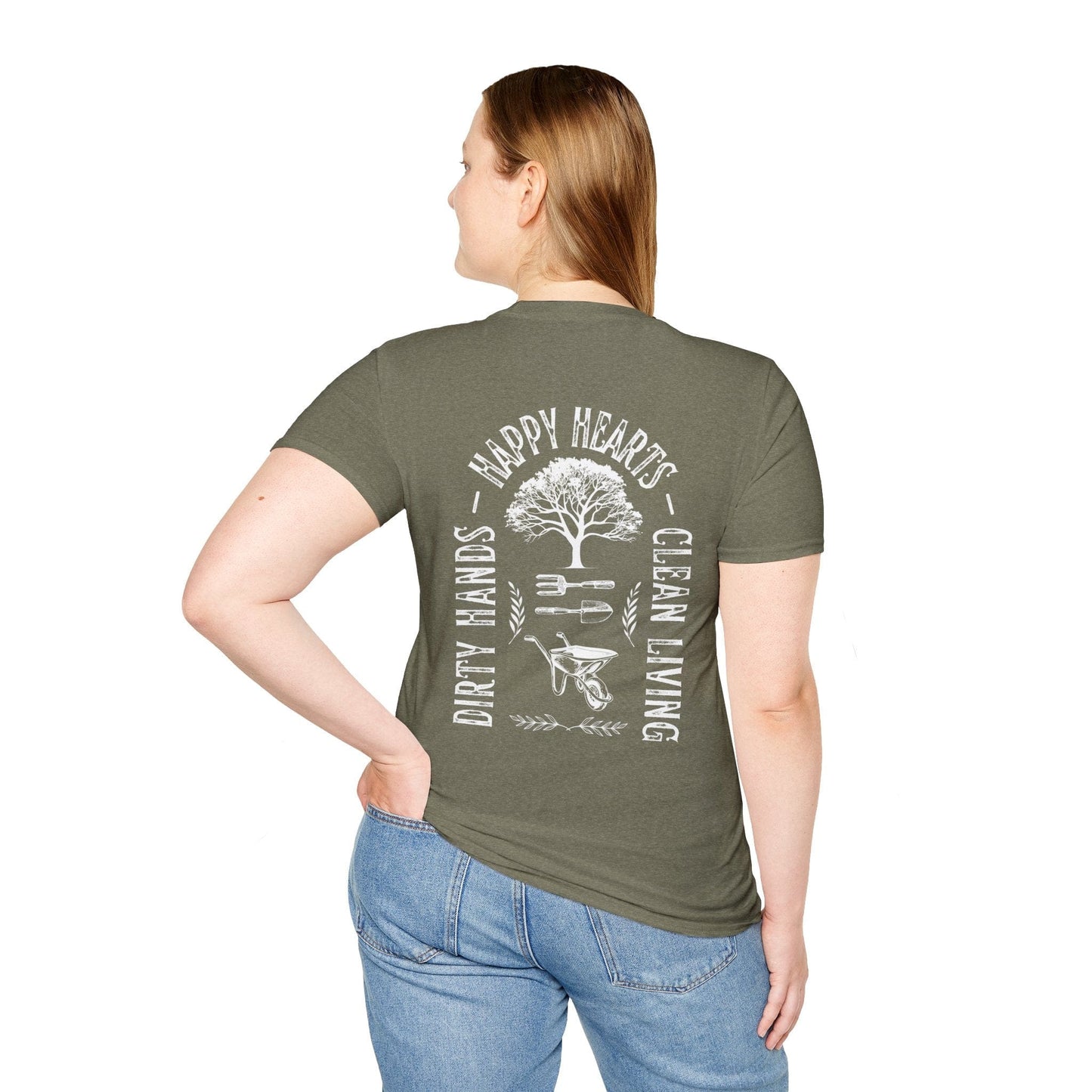 Clean Living Garden T-Shirt (BACK)